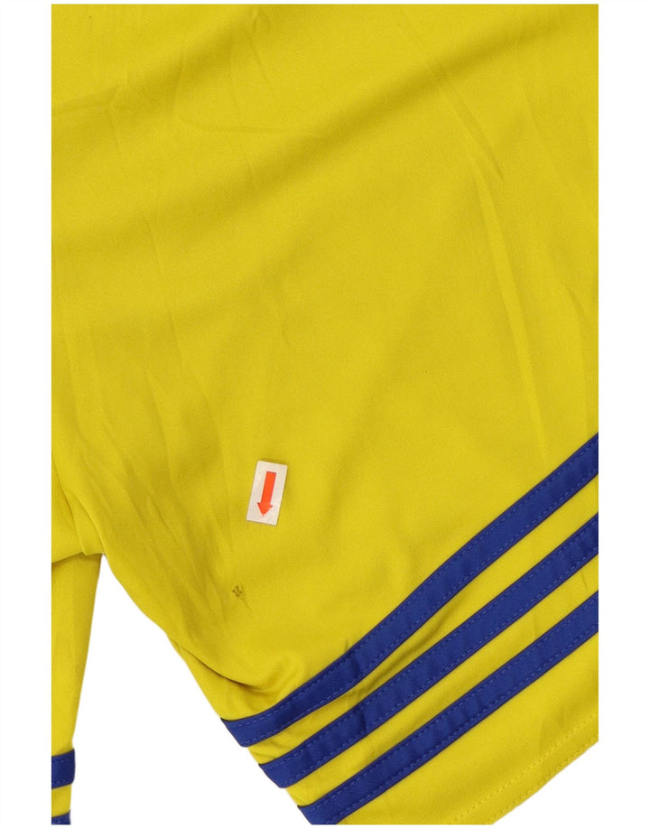 ADIDAS Mens Climalite Sport Shorts Pequeño Amarillo Poliéster