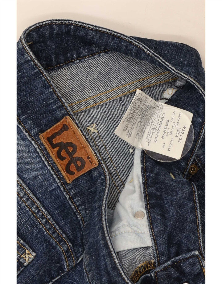 Vaqueros Lee Leola Bootcut W30 L27 Algodón Azul Mujer