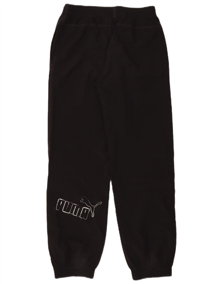 Puma Pantalones de chándal con gráfico para niño Joggers 13-14 años Negro Poliéster