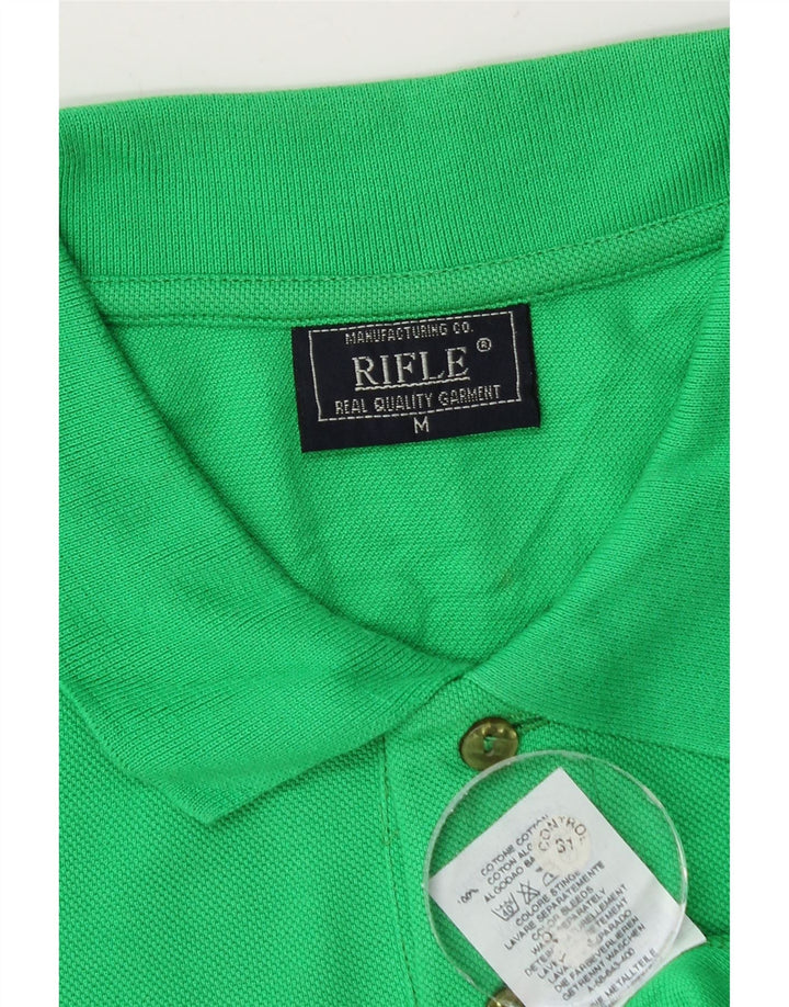 Polo Hombre Rifle Algodón Verde Medio
