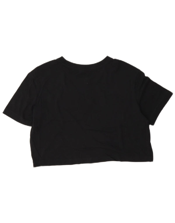 Nike Camiseta corta holgada con gráfico para mujer UK 6 XS Negro