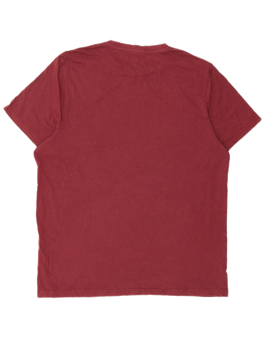 JACK WILLS Camiseta de ajuste clásico para hombre, talla grande, color granate