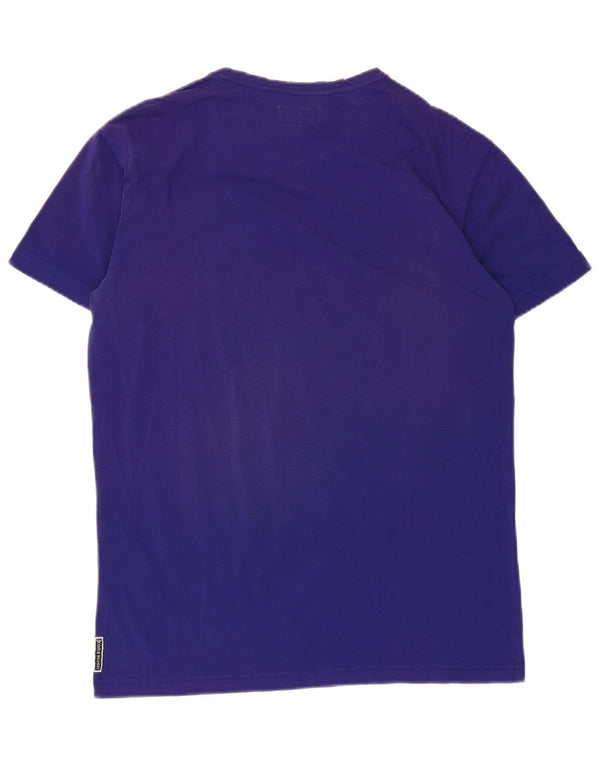 Armani Jeans Hombre Camiseta Top Small Morado Algodón