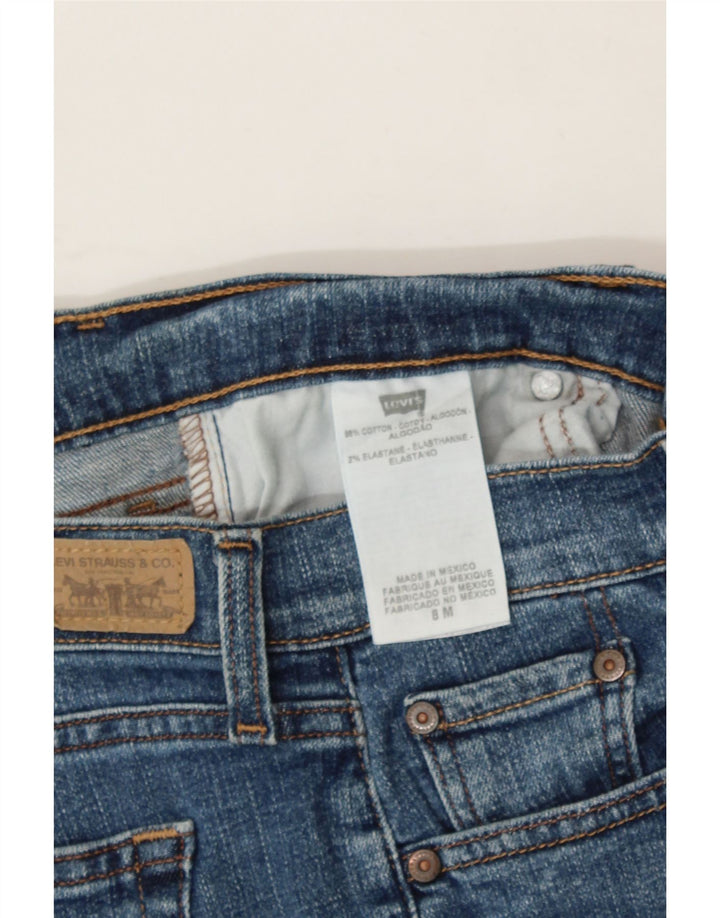 LEVI'S Womens 505 Straight Jeans US 8 Medium W30 L31 Blue Cotton Vintage Levi's and Second-Hand Levi's from Messina Hembry 