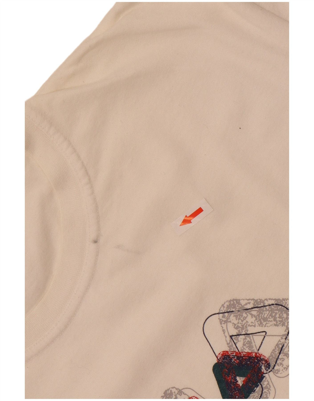 Fila Hombre Camiseta Gráfica Top Medium Blanco
