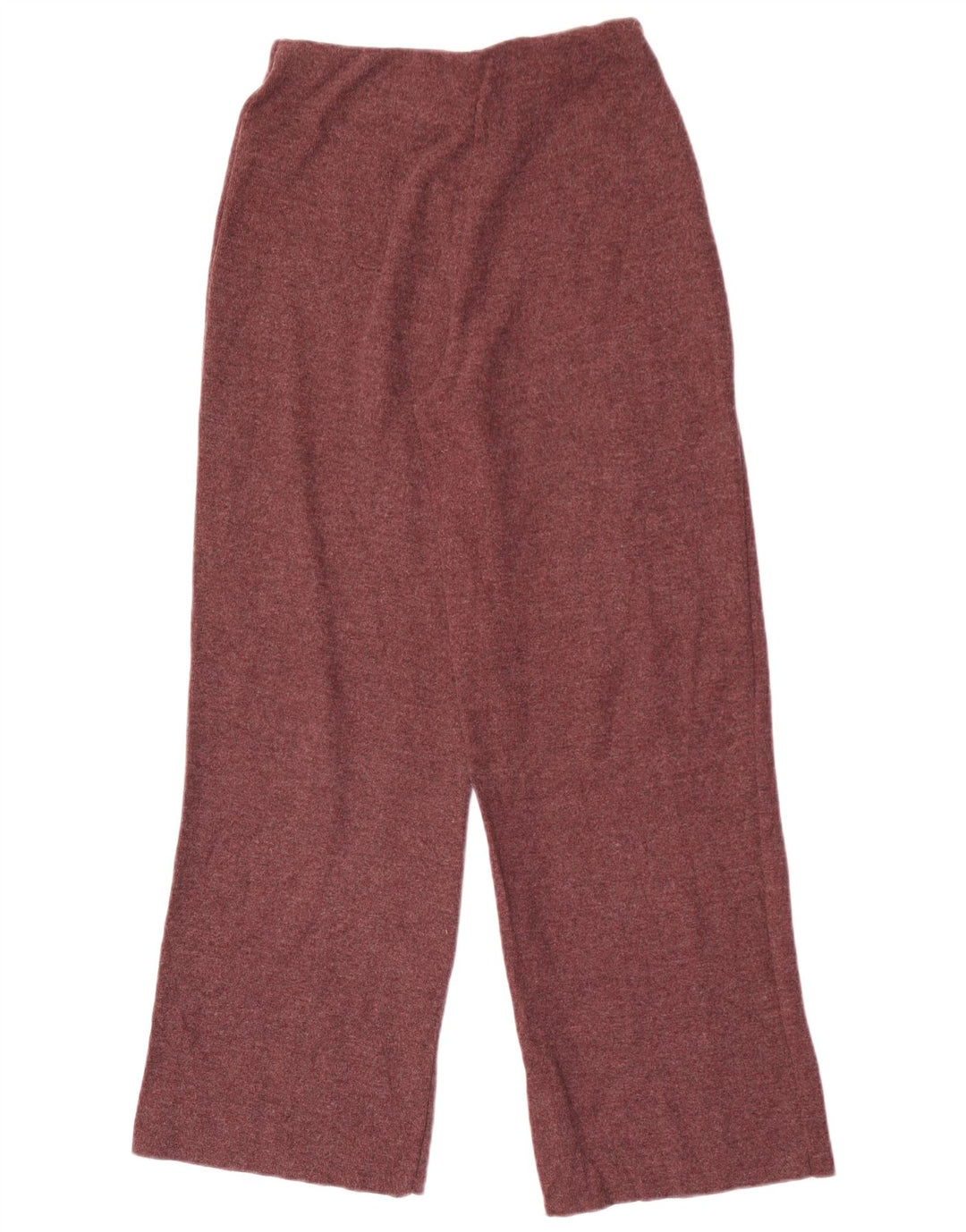 ZARA Pantalón Chándal Mujer UK 8 Small Granate Poliéster