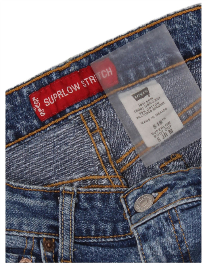 Levi's Jeans Super Low Bootcut para Mujer US 5 Medium W30 L31 Algodón Azul