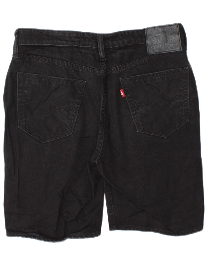 LEVI'S Mens 541 pantalones cortos de mezclilla W30 algodón negro mediano