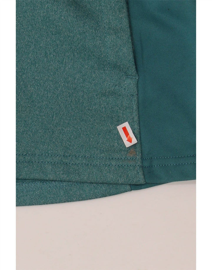 THE NORTH FACE Suéter con capucha y cremallera para mujer UK 10 Small Blue Moteado