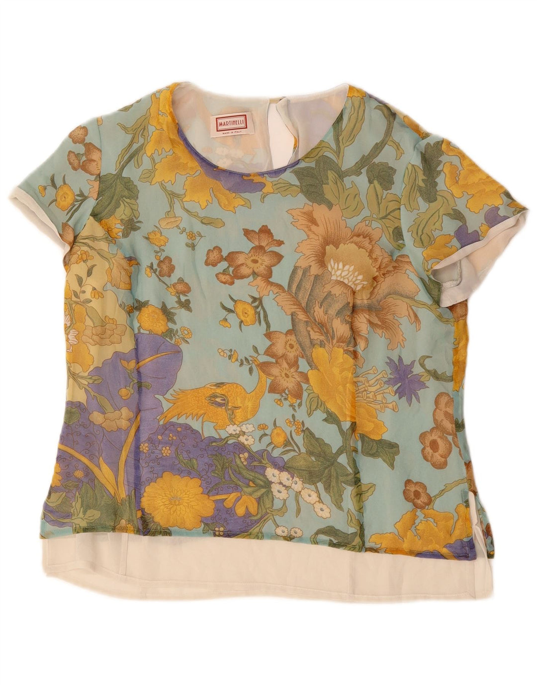MARTINELLI Blusa para Mujer Top UK 40 Mediano Multicolor Floral