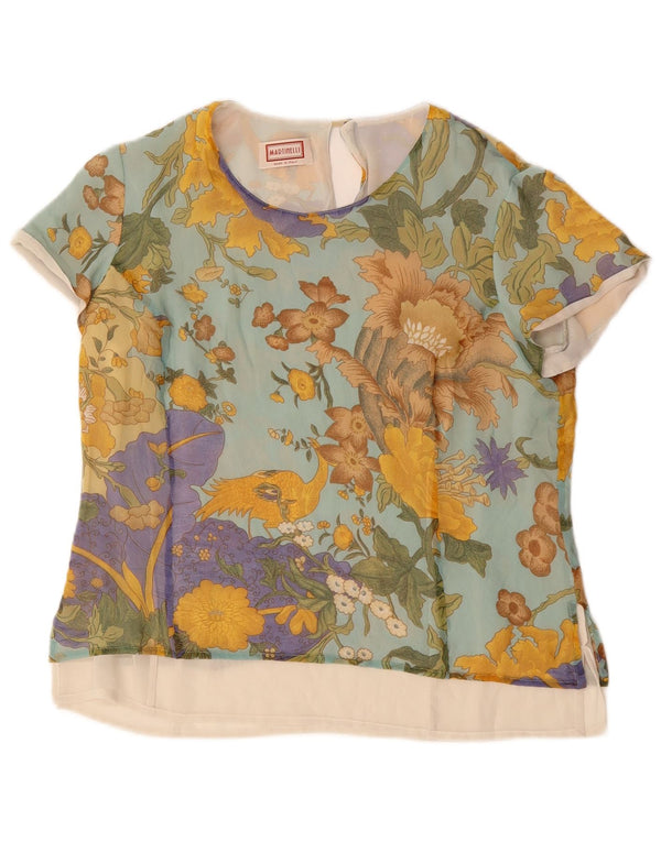 MARTINELLI Blusa para Mujer Top UK 40 Mediano Multicolor Floral