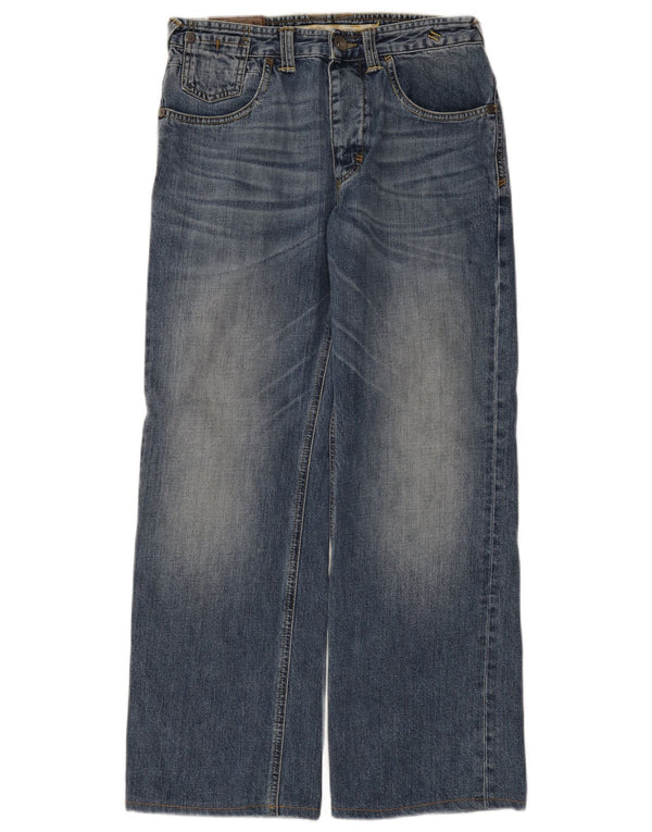Vaqueros de pernera ancha para hombre Fat Face W30 L29 Algodón azul