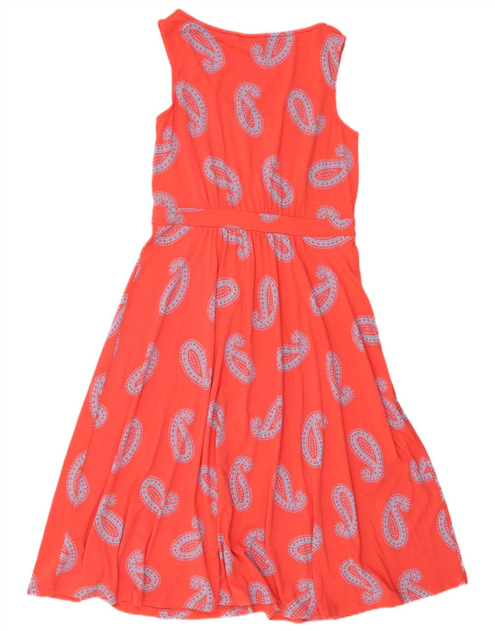 BODEN Vestido largo sin mangas para mujer, talla 48, viscosa de cachemira roja mediana