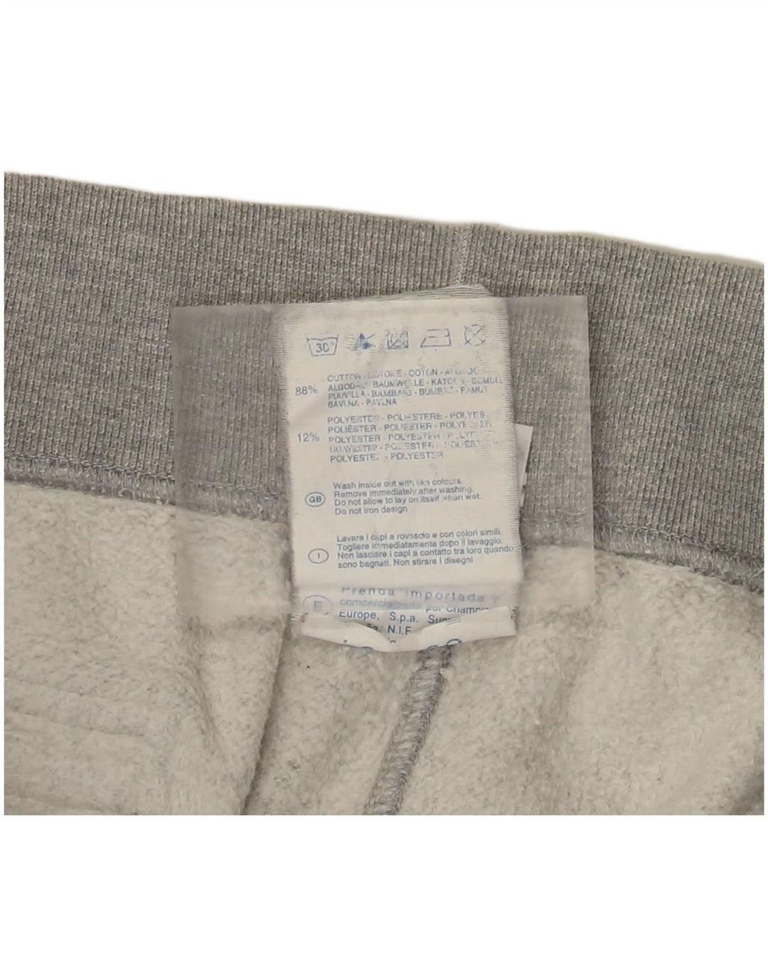Champion Pantalones De Chándal Para Hombre Joggers Large Gris Algodón