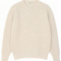 Zara Hombre Jersey Cuello Redondo Jersey Medio Blanco Poliéster