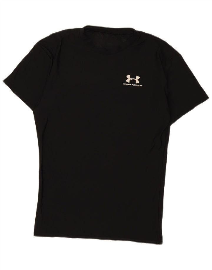 Under Armour - Camiseta para hombre, talla pequeña, algodón negro