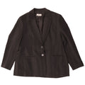 Marks & Spencer Chaqueta tipo blazer de 2 botones para mujer Reino Unido 44 Grande Rayas negras