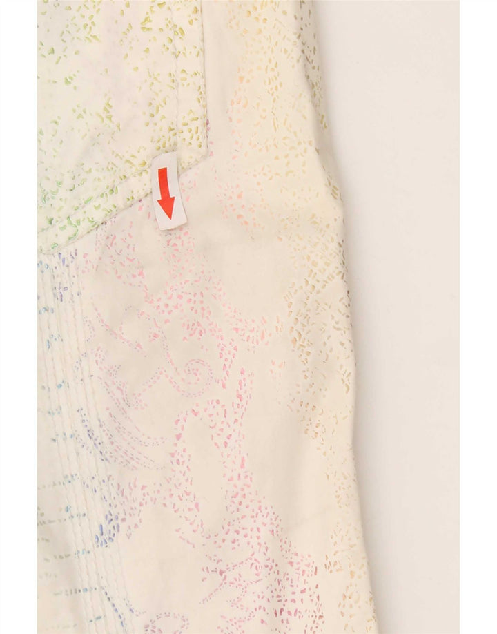 Cappopera Pantalones casuales para mujer IT 42 Medium W26 L29 Off White