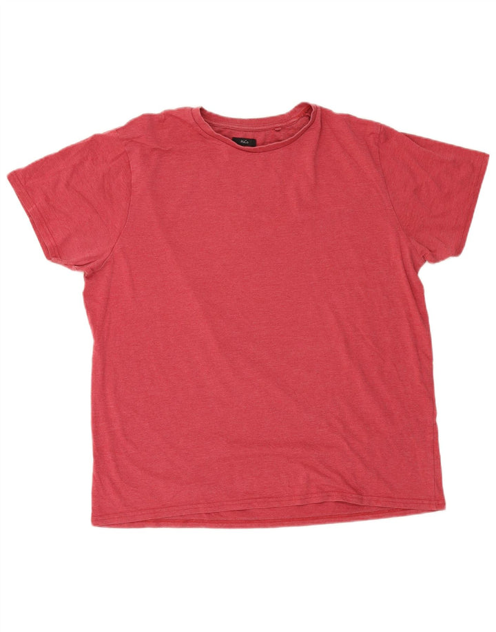 M&Co Hombre Camiseta Top XL Rojo Algodón