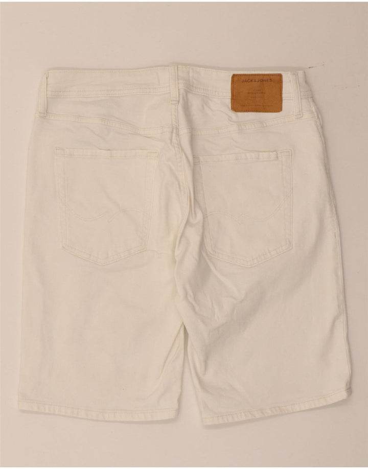 JACK & JONES Shorts vaqueros de corte regular para hombre Medium W32 White Cotton