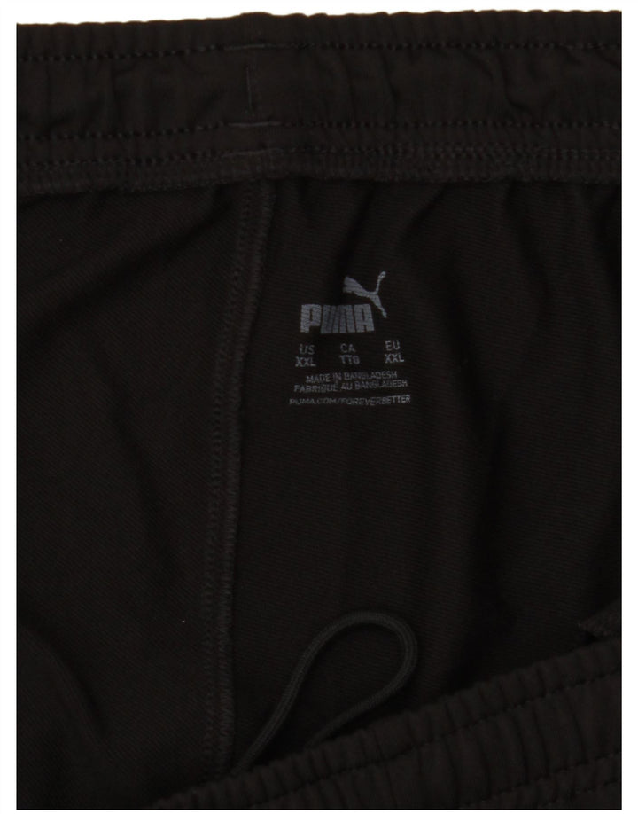 PUMA Pantalones de chándal para hombre 2XL Negro Colorblock