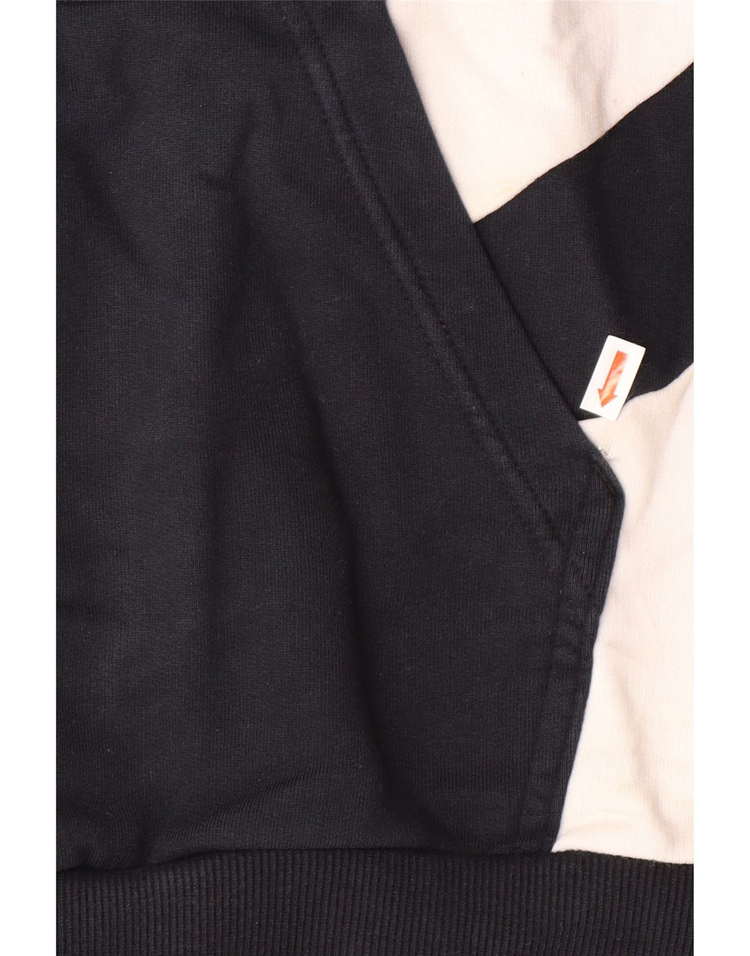 PUMA Jersey con capucha gráfica para hombre, talla grande, algodón negro con bloques de color