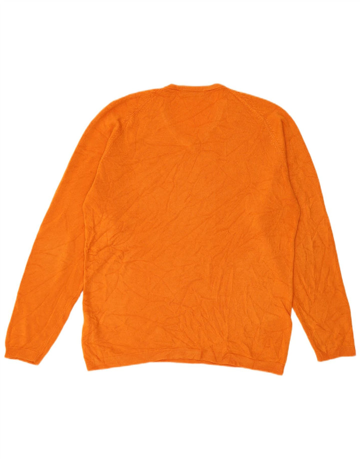 Marks & Spencer Suéter con Cuello en V Autograph para Hombre Pequeño Acrílico Naranja