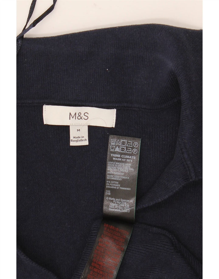 Marks & Spencer Polo para mujer UK 40 Mediano Azul marino Algodón