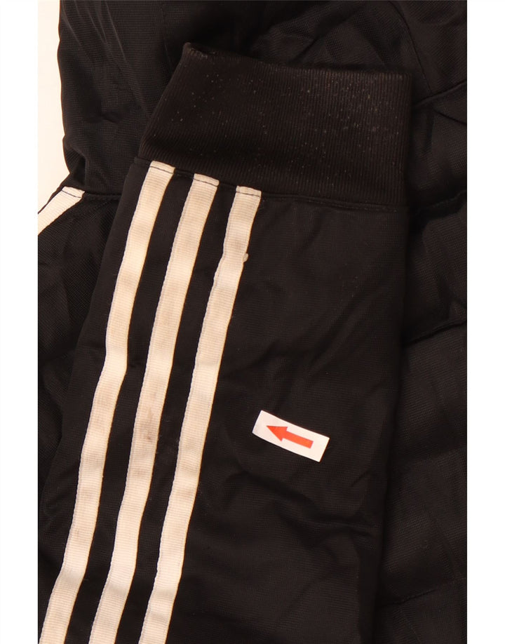 Adidas Chaqueta acolchada con capucha para mujer UK 6 XS Poliéster negro