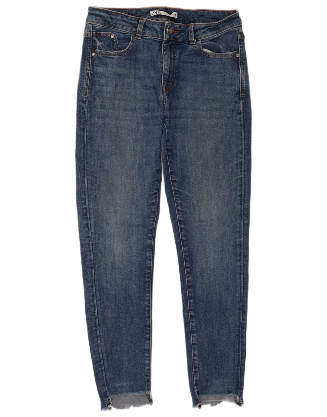Zara Jeans Slim para Mujer EU 38 Small W28 L26 Azul