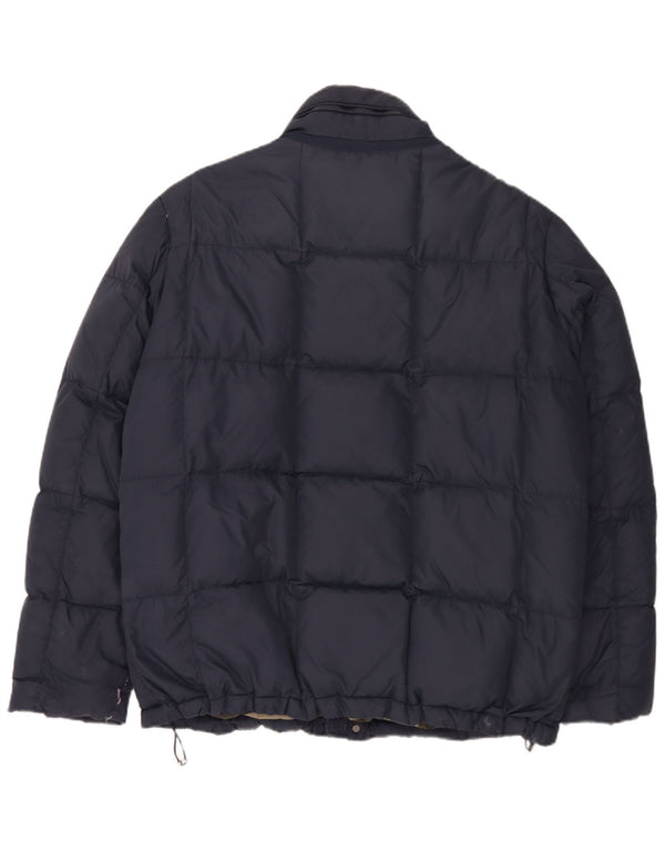Chaqueta acolchada con capucha para hombre Geox UK 48 4XL Azul marino