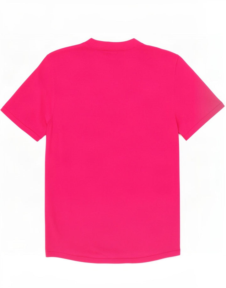 Zara Camiseta Mujer Top UK 40 Viscosa Rosa Mediana