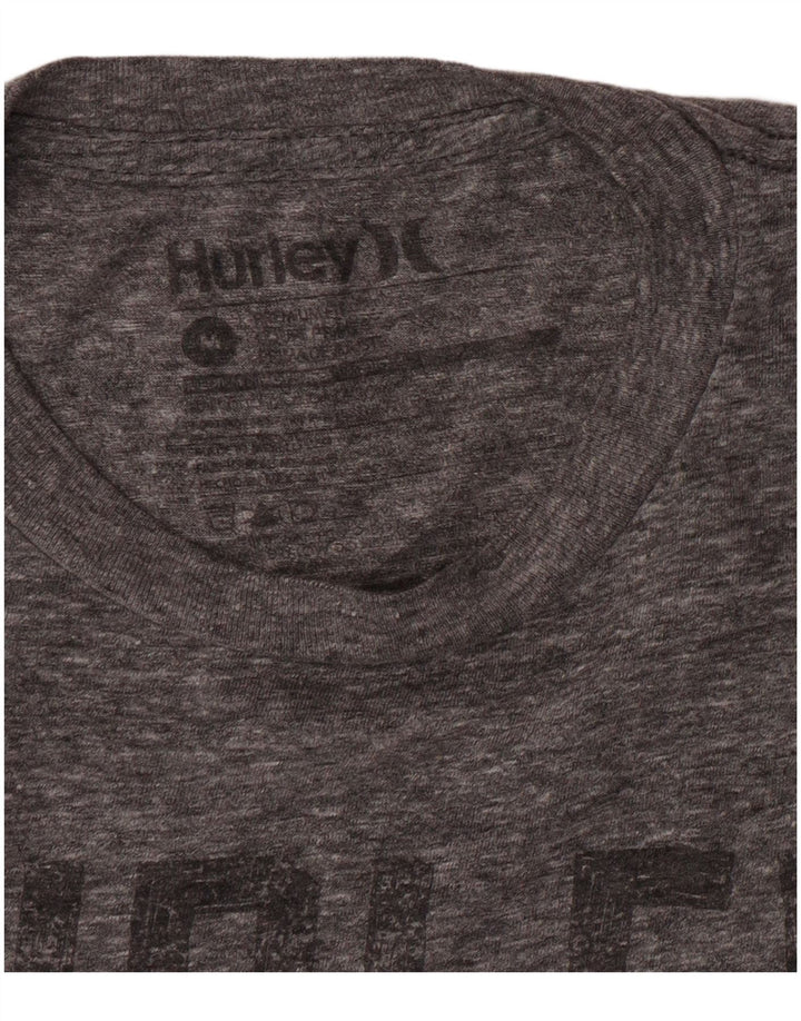 Hurley Camiseta Estampada De Ajuste Regular Para Hombre Gris Medio