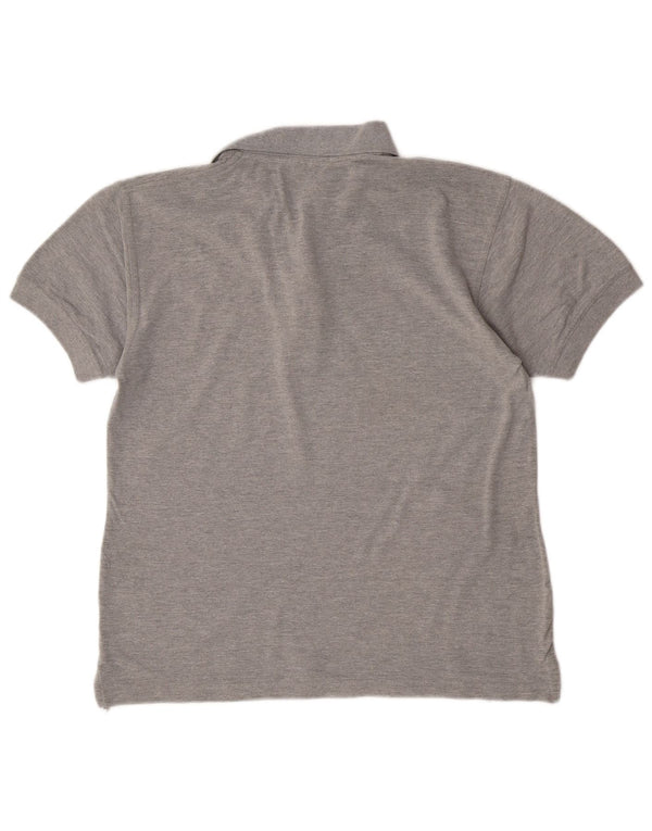 Polo Reebok Hombre Algodón Gris Medio