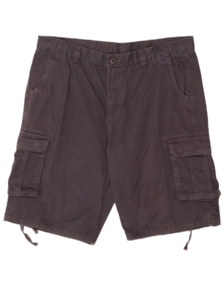 Pantalones cortos cargo Scout para hombre XL Algodón azul marino