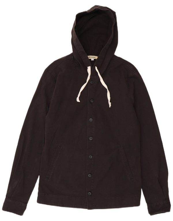 Chaqueta bomber con capucha Imperial para hombre UK 42 XL Negro