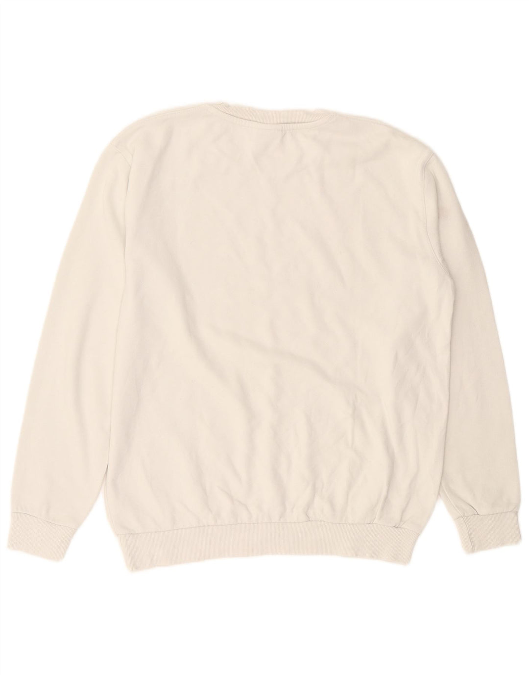 Zara Hombre Sudadera Jumper Large Blanco