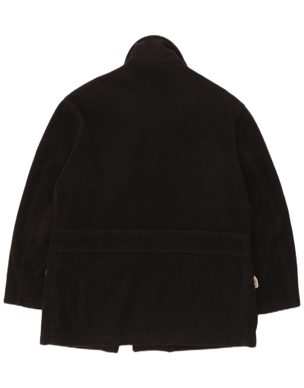 Murphy & Nye Chaquetón extragrande para mujer Reino Unido 44 Lana negra mediana