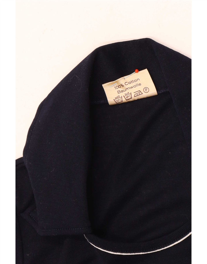 Etienne Aigner Polo para hombre IT 50 Medium Azul Marino Algodón