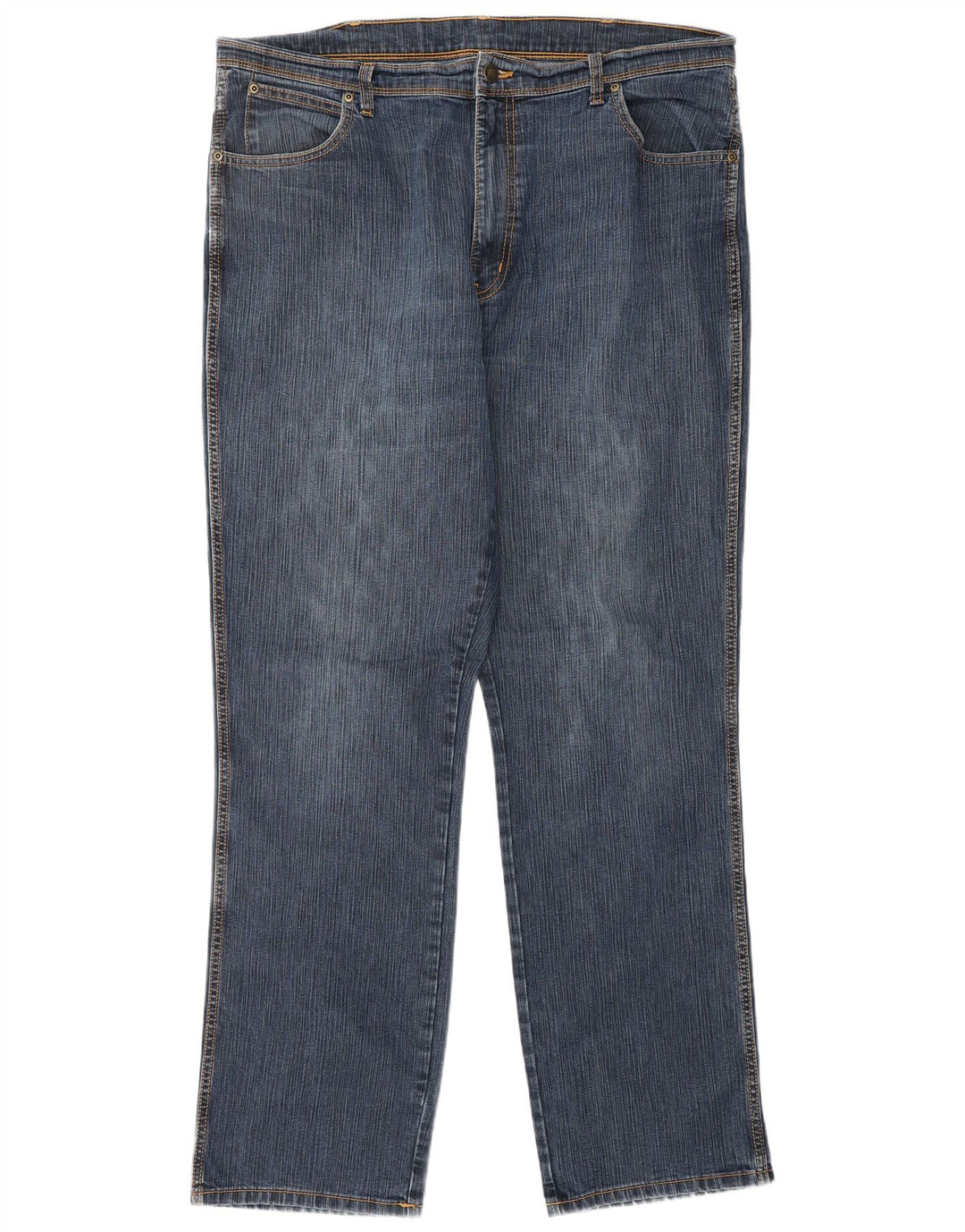 WRANGLER Vaqueros rectos de corte regular para hombre W40 L34 Algodón azul