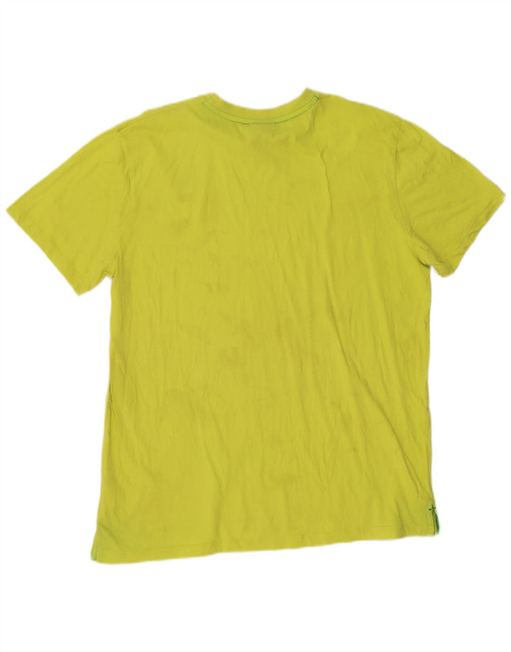 Camiseta Umbro Hombre Top 2XL Algodón Amarillo