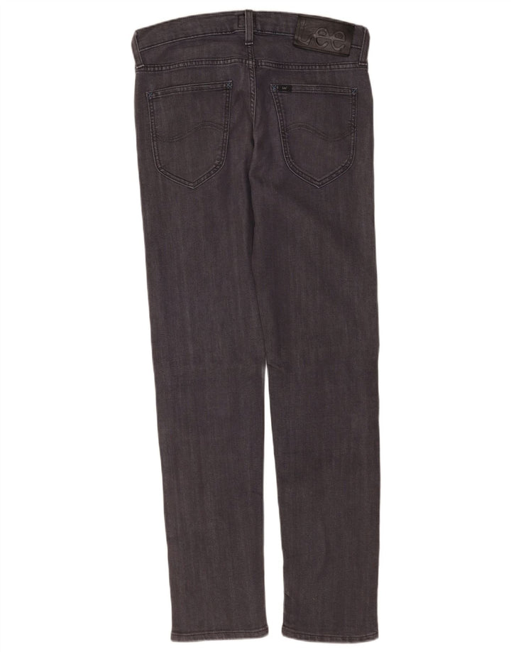 Vaqueros Lee Daren Zip Fly Slim para Mujer W30 L32 Algodón Gris