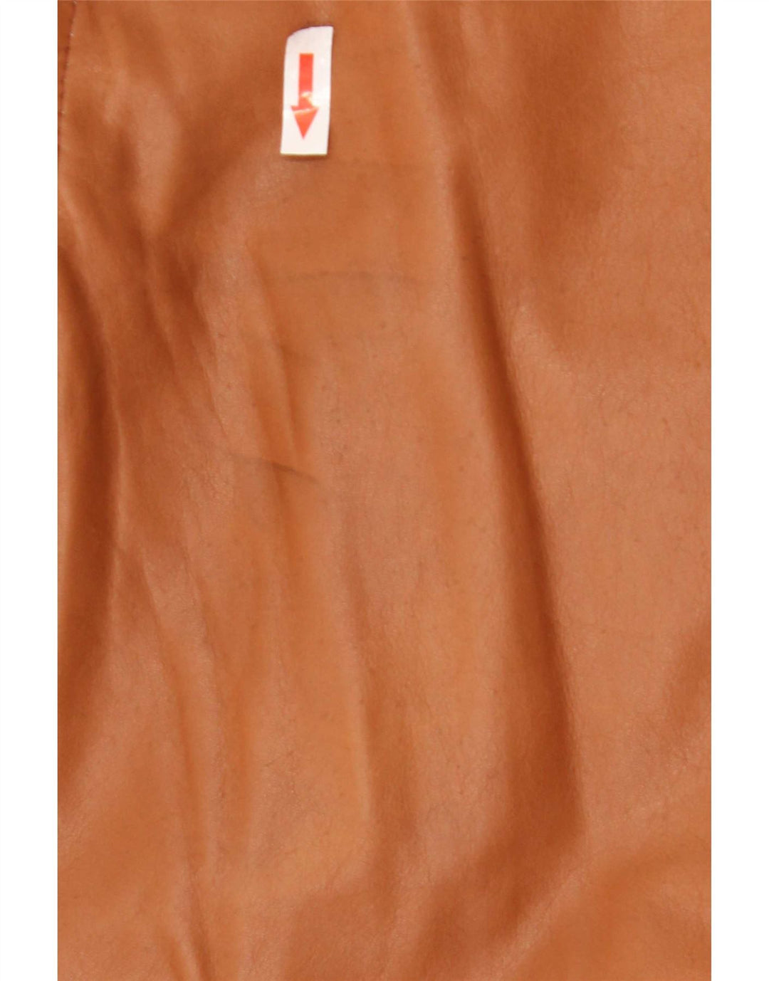 Chaqueta de piel de oveja vintage para hombre IT 48 Marrón medio