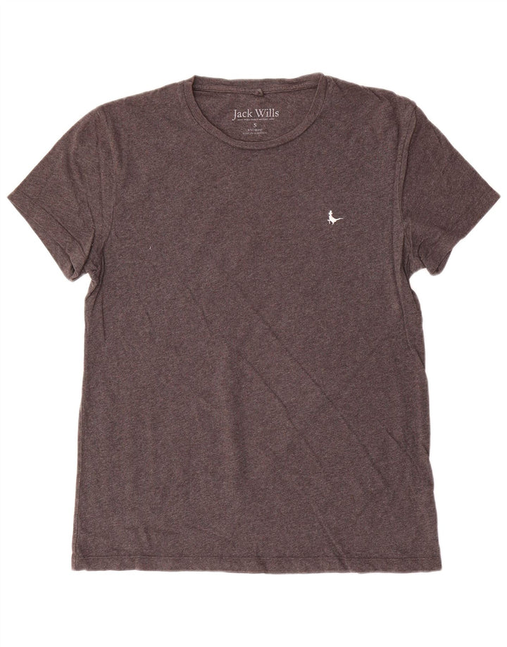 Camiseta Jack Wills Hombre Top Small Gris Algodón