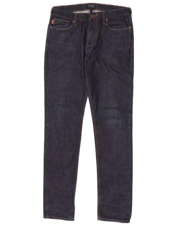 Armani Hombre Vaqueros Slim W31 L33 Algodón Azul Marino