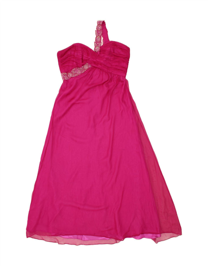 SIMPLY DIVINE Womens Maxi Dress UK 16 Large Pink Vintage Simply Divine and Second-Hand Simply Divine from Messina Hembry 