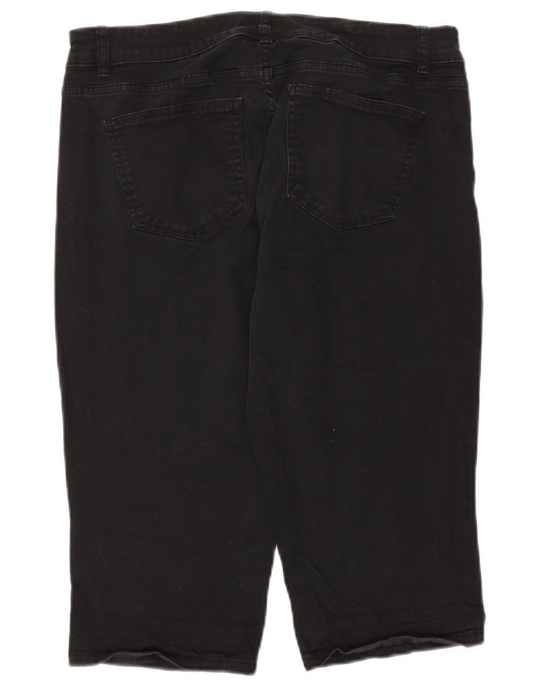 CHAPS Bermudas para mujer US 12 grande W34 algodón negro