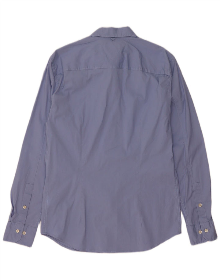 Camisa Tommy Hilfiger Hombre Slim Fit Algodón Azul Grande