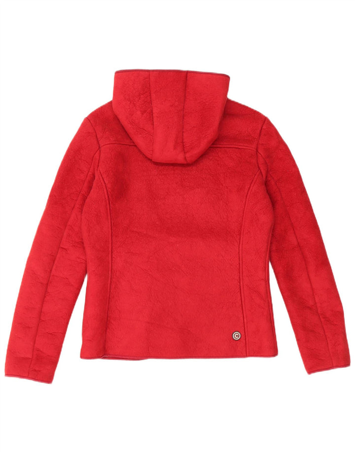 Colmar Mujer Chaqueta Polar Extragrande Con Capucha IT 42 Small Rojo Poliéster