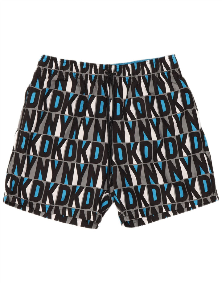 Dkny Hombre Bañador Estampado Bañador Mediano Poliéster Multicolor